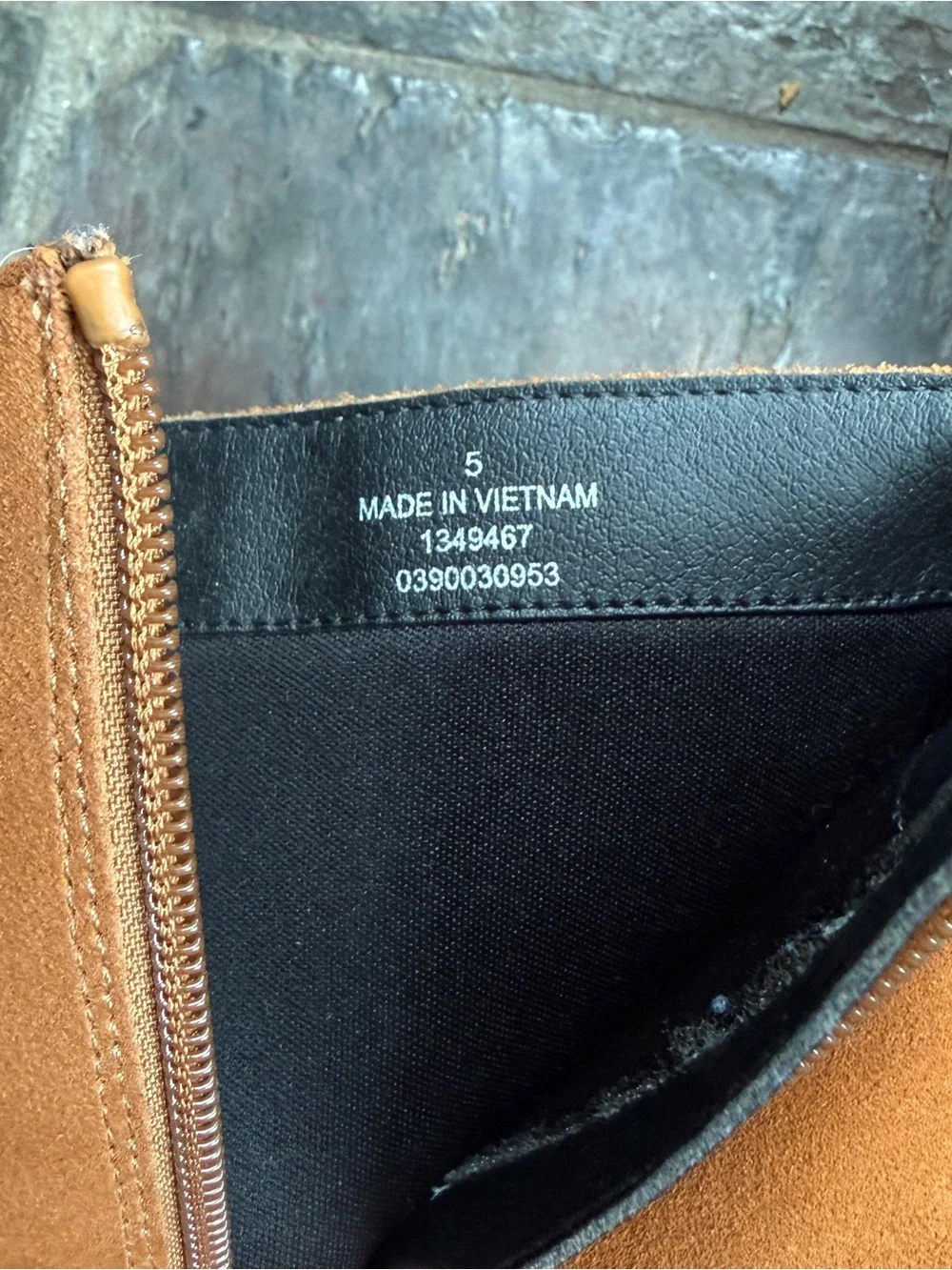 ASOS tan suede